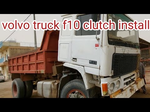 Volvo truck f10 clutch install
