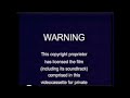 Paramount Warning Screen 1999 2006 Australia
