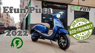 Efun Pusa 2022   ¿La mejor moto eléctrica de batería extraíble