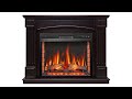 Камінокомплект ArtiFlame Boston AF28S горіх з обігрівом і звуком горіння вогню