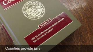 4 South Dakota State Law: Counties Provide Courthouse & Jails - Full