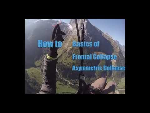 Paragliding How To Do Front Stall & Asymmetric Collapse (Basics)