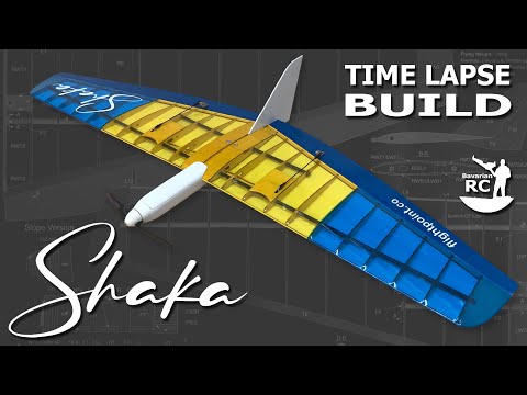 Shaka RC Flying Wing - Time Lapse Build