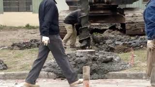 Ép Cọc Bê Tông Nhà Dân