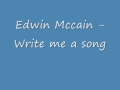 Edwin Mccain - Write me a song.wmv