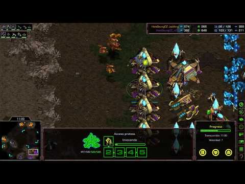 Jaedong (Z) vs Ever)P(sHy (P) en Aztec 1.1 2/2 - StarCraft BroodWar REMASTERED