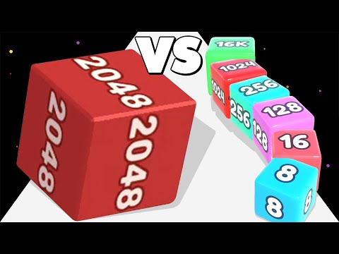 CHAIN CUBE /vs JELLY TUBE RUN ∞ ASMR Gameplay Android iOS • Satisfying Cube Run Mobile Games