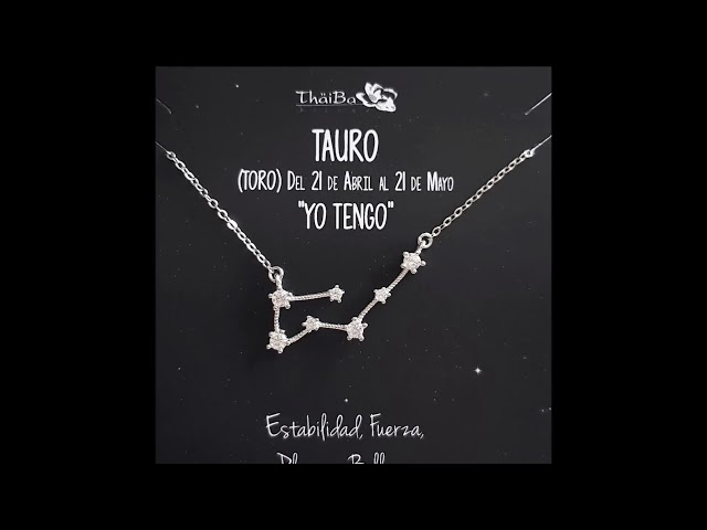Vídeo relacionado con Amberta Signo del Zodiaco Virgo Collar para Mujer en Plata de Ley 925 con Circonitas - Collar Zodiacal