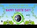 Happy Earth Day Whatsapp Status Wishes Video Greeting 2023 Beautiful Earth Day Status Video