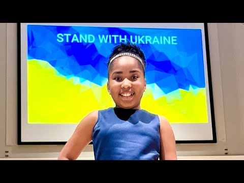 10yr old Opera Singer’s Ukrainian National Anthem