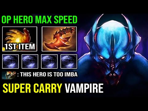 Super Carry Vampire Nightstalker 1st ITEM Midas + Echo Sabre OP Move Speed 21Kills EZ DotA 2