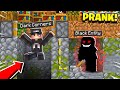 Pranking as The BLACK ENTITY in Minecraft! (He *FREAKED* When He Saw  The Black Entity)