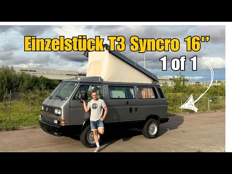 Rarest VW T3 Syncro 16-inch? Unique piece (1 of 1)!🔥 ROOM TOUR