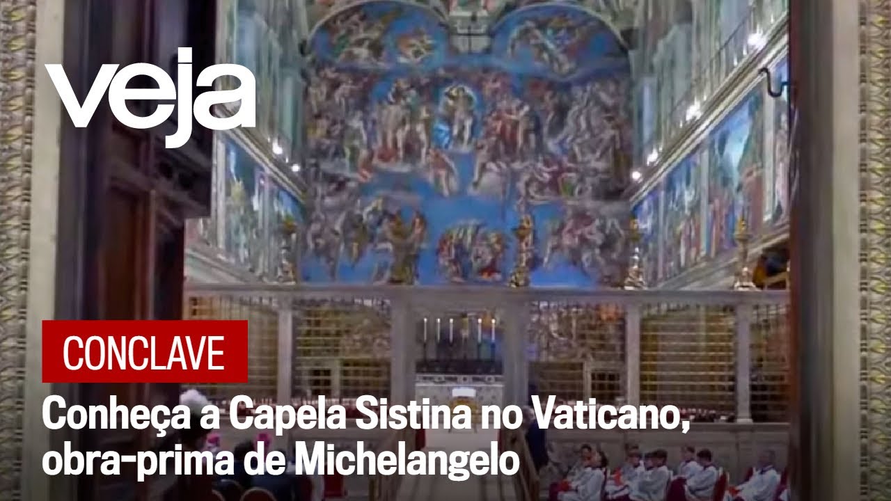 Conheça a Capela Sistina no Vaticano, obra-prima de Michelangelo #capelasistina #papa #conclave