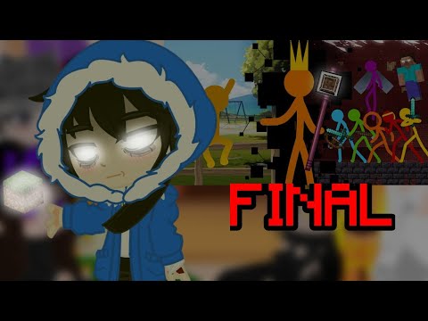 JHENNELLEAXE IL CREDO DELL'ASSASSINO - Mob Talker React To The King - Animation vs. Minecraft by Alan Becker (Final Part)