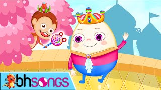 Humpty Dumpty lyrics song with lead vocal | Music For Kids | Ultra HD 4K Music Video