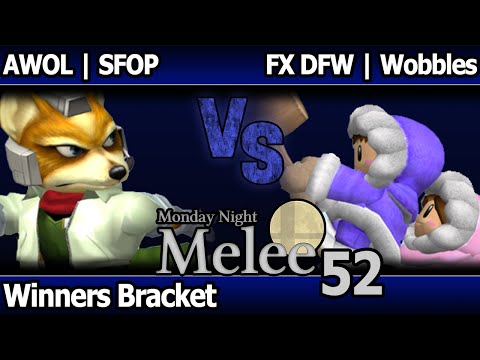 MNM 52 Melee - AWOL | SFOP (Fox) vs FX DFW | Wobbles (ICs) - Winners Bracket