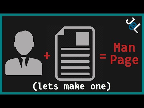 Lets create a Linux Man page