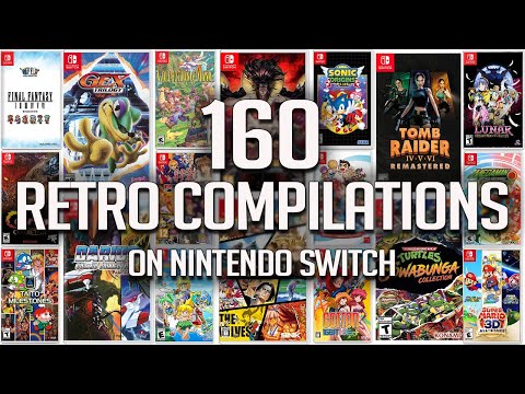 160 Retro Compilations on Nintendo Switch - Physical Classic Collections!