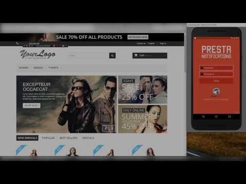 Mobile notification module & APP for Prestashop 1.5 & 1.6