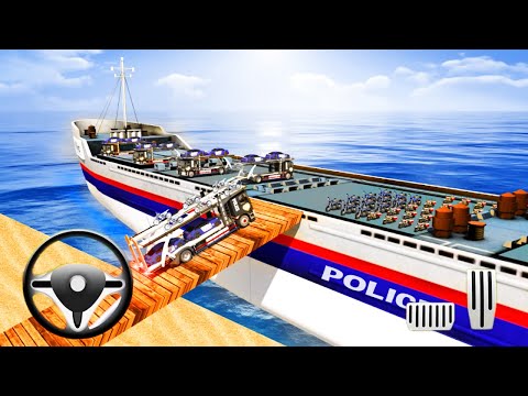 Police Bike Transport Truck - Grand Police Parking Transport - Android Gameplay