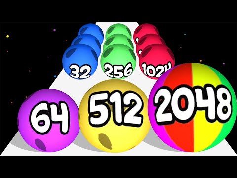 Ball 2048 Run - Dancing Ball Run (Freeplay, Max Level) - YouTube