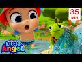 Swimming At The Lake More Little Angel Kids Songs Nursery Rhymes