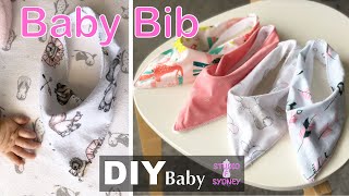 バンダナスタイの作り方｜Etsyパターン対応 / How to Make a Baby Bib Bandana (with Etsy Pattern)