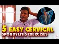 Stop Neck Pain Now 5 Easy Cervical Spondylitis Exercises सर्वाइकल स्पोंड