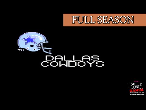 Tecmo Super Bowl (NES) Playthrough - [1991 Dallas Cowboys Full Season]