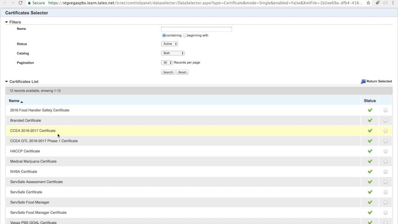 Creating Learning Plans