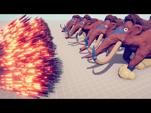 10x MAMMOTHS vs EVERY GOD 🔥 TABS - Totally Accurate Battle Simulator