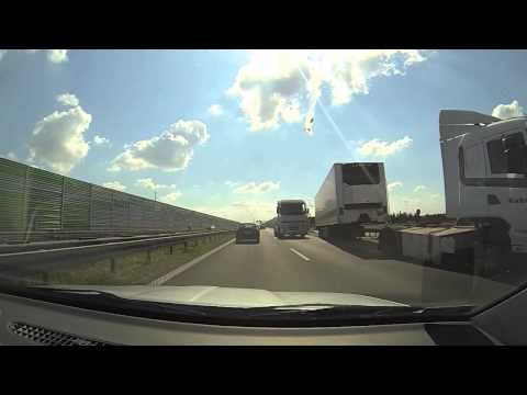 Droga ekspresowa S11 wypadek ciężarówki przed węzłem Kórnik Północ