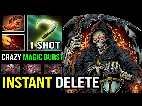 There's Nothing this Necrophos Can't 1 Shot | Instant Delete Crazy Magical Burst Dagon 5 Dota 2