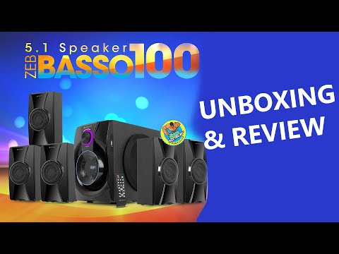 BASSO 5.1 HOME THEATER | UNBOXING AND REVIEW | ZEBRONICS | VELS TV