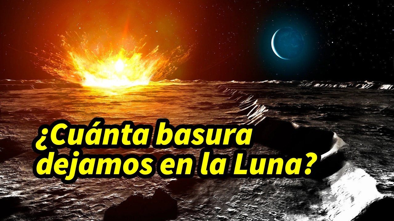 LUNA GOLPEADA POR BASURA DE SPACEX