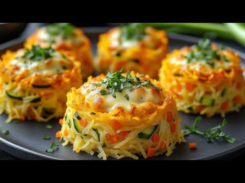 Restaurant-style vegetable nest – quick dinner in 15 minutes!