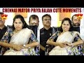 Chennai Mayor Priya Rajan Beautiful Moments Mayor Priya Cute Video Trending DMK Corparation