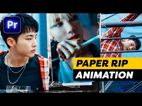 PAPER RIP Effect From 'SEVENTEEN' (Premiere Pro Tutorial)