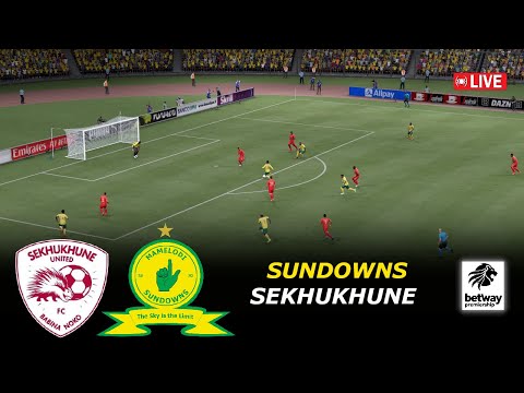 🔴Sekhukhune United vs Mamelodi Sundowns Live | Betway Premiership 2026 | eFootball Pes21 Simulation