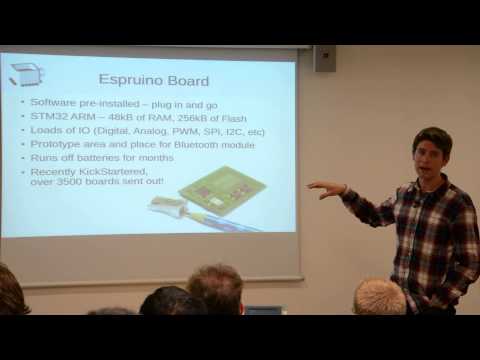 OSHUG 32 — Bringing JavaScript to Microcontrollers, Gordon Williams