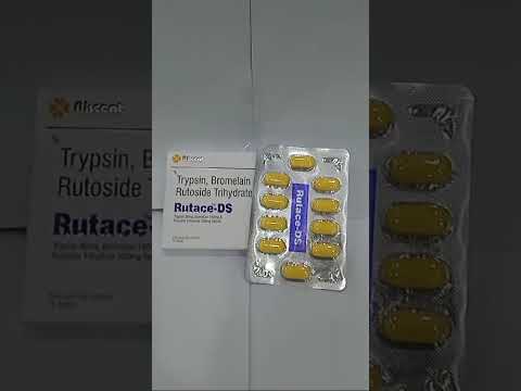 Trypsin bromelain rutoside trihydrate tablets