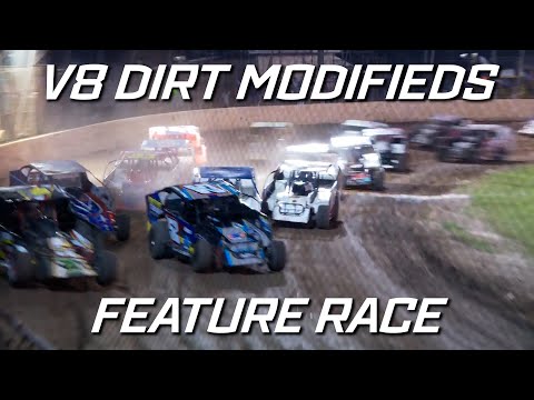 V8 Dirt Modifieds: Super Dirt Series - A-Main - Grafton Speedway - 03.01.2022