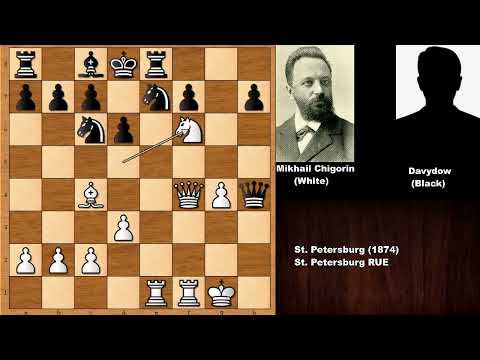 Romantic Chess Game by Chigorin From (1874)