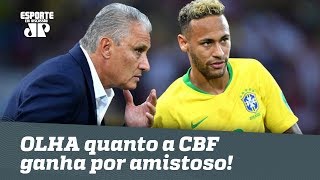 Amistosos são uma máquina de lucro para a CBF | Wanderley Nogueira