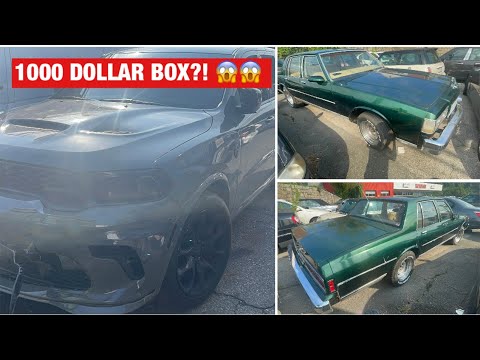DURANGO HELLCAT STOLEN & CRASHED?! FOUND A BOX CHEVY! SHOULD I BUY IT? *HIDDEN GEM* 😱