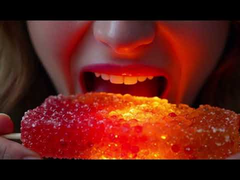 lava ice cream eating #asmr #shorts