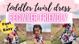 HOW TO SEW AN EASY TODDLER DRESS FOR BEGINNERS. SEW ALONG, ELLIE AND MAC SWEETIE PIE DRESS PATTERN