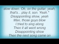 They Might Be Giants - Disappointing Show Lyrics