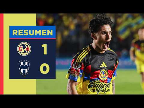 Resumen completo: América 1 vs. 0 Monterrey | J5, CL26 | ¡GOLAZO de Zendejas y triunfo en casa!